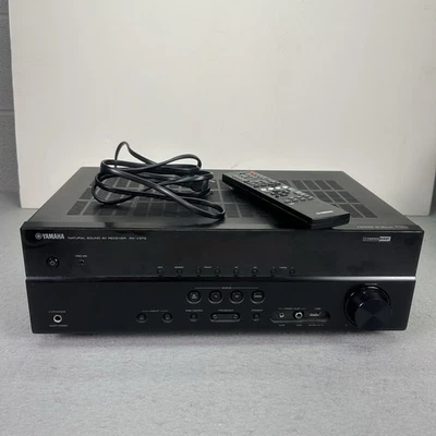 Yamaha RX-V373 Natural Sound AV Receiver 5.1 Channel Bundle W Remote Tested READ - Image 1 of 4