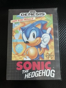 Sonic the Hedgehog Not For Resale (Sega Genesis, 1991) No Manual - Picture 1 of 6
