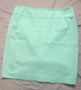 Women Size 8 Christin Michaels Light Green Skirt Lined Back Zipper - Picture 1 of 4