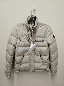 Belstaff SLOPE Light Sand Puffer Bomber Jacket Size 6 - Bild 1 von 8