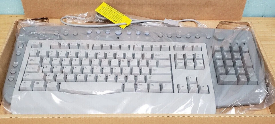 HP 6511-SU Multimedia USB Keyboard Retrograde PC Hardware 5183-9960 - Image 1 of 3