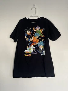 Dragon Ball Anime Boys Youth Size Large Black Dragon Ball Super Graphic T Shirt - Picture 1 of 7