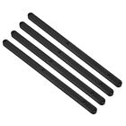 Drawer Slides, 4Pcs 300mm - Plastic Drawer Rails, Grooved Guide Rails (Black)