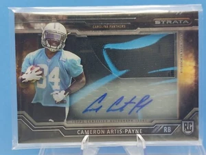 2015 Topps Strata Cameron Artis-Payne AMAZING Patch On Card Auto Clear RC CCAPCA - Picture 1 of 3