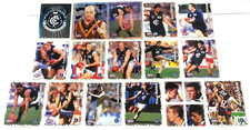 POPULAR-2000 Select AFL Stickers Base Team Set Carlton (15)