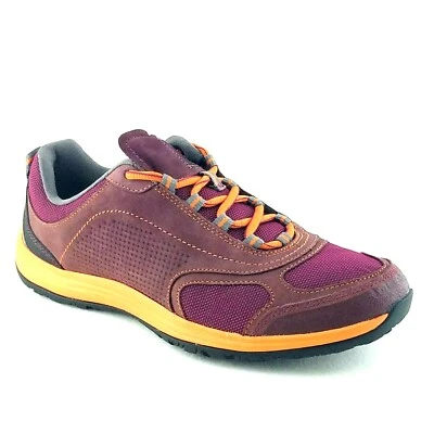 CLARKS Exterior Rock Tenis Trail Zapatos Púrpura Naranja Para Mujer EE. UU. 9,5 UE 41 * Foto 1 de 4