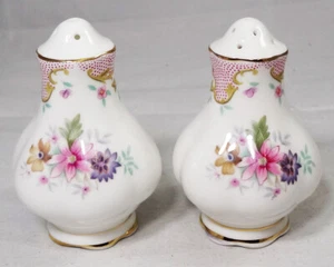 SERENITY by Royal Albert Salt & Pepper Shaker Set NEW NEVER USED Made England - Picture 1 of 8
