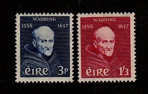 Irland-1957-SC 163-164-H-Father Luke Wadding - Bild 1 von 1