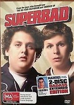 SUPERBAD (DVD, 2-DISC SET)  REGION-4, VERY GOOD, FREE SHIPPING WITHIN AUSTRALIA