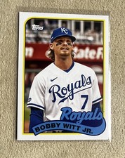 Bobby Witt Jr / George Brett - 1989 Doubleheaders - 2023 Topps Archives - Royals