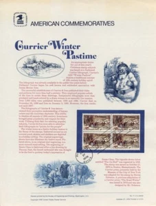 #71 13c Currier Christmas #1702 USPS Commemorative Stamp Panel w/FDC Tied - Picture 1 of 1