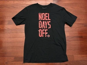 NOEL DAYS OFF CHRISTMAS LIGHTS T SHIRT UOMO GRANDE SOTTO ARMATURA NERO ROSSO VACANZA - Foto 1 di 6