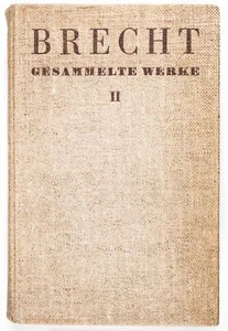 Bertolt Brecht / Gesammelte Werke Band II Collected Works Vol II The set 1st ed - Picture 1 of 6