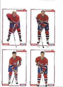4 ANCIENNES CARTES DE HOCKEY KRAFT-SMITH-GILCHRIST-SKRUDLAND-COURTNALL CANADIENS - Picture 1 of 2