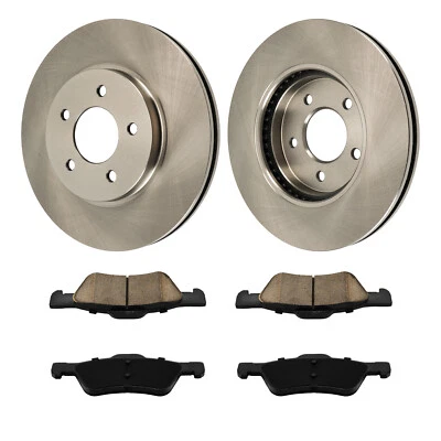 Rotores de freno delanteros + pastillas de freno de cerámica para Mazda Tribute 2005 2006 2008-2010 Foto 1 de 4