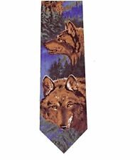 Novelty Tie Featuring Wolves