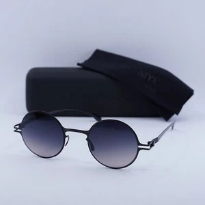 New Mykita COLLAB JANE COCOA F51 Black/Grey Gradient Mirror 45-24-140 Sunglasses - Picture 1 of 6