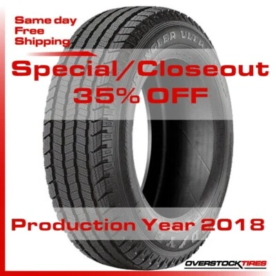 1 NEW 255/50R19 Goodyear Wrangler Ultra Grip 107H ROF Tire 255 50 R19 Foto 1 de 4