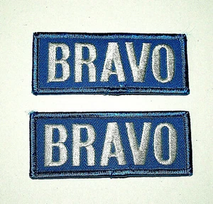 Lote de 2 parches Bravo vintage nuevos como nuevos suministros de limpieza años 80? - Imagen 1 de 2