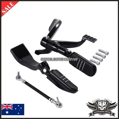 Motorcycle Mid Control Foot Peg Lever Harley Sportster 883 1200 Low XL1200L 2004 — 第 1/4 张图片