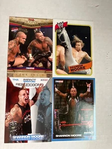 4 shannon Moore tna wrestling cards born in cameron North Carolina see scan - Picture 1 of 1