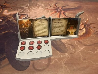 3D Brettspiele Arkham Horror LCG Agendakarten Szenenkartenhalter grau Zubehör