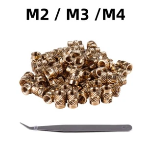 Wkładka gwintowana M2 / M3 / M4 Druk 3D Nakrętka wciskana Heat Insert Nakrętka wciskana - Zdjęcie 1 z 15