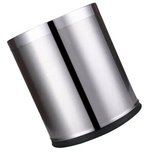 Stainless Steel Trash Can Garbage for Bathroom Small Trashcan Office - Picture 1 of 12