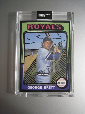 2020 Topps Project 2020 #232 George Brett/2243*/Joshua Vides - Image 1 of 3