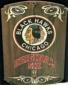 Chicago Blackhawks Wood Decor Sign - NHL - Picture 1 of 2