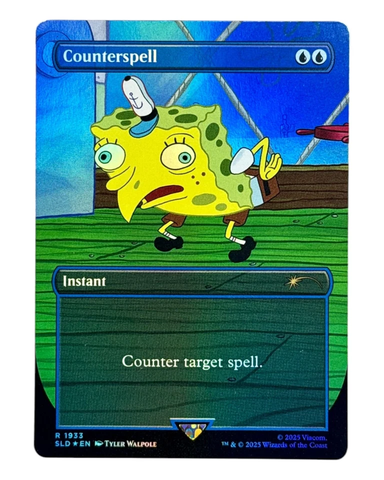 MTG | Counterspell | Secret Lair | Spongebob | Foil | NM | EN - Bild 1 von 1