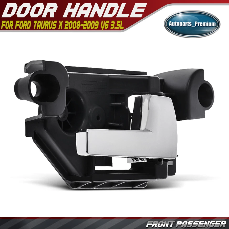 Front Right Side Chrome Lever Interior Door Handle for Ford Taurus X 2008-2009 - Image 1 of 4