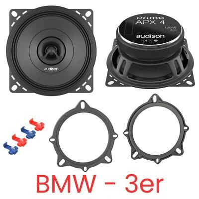 Audison APX 4 Lautsprecher 100 mm Boxen Set kompatibel für BMW 3er (E90/E91) - Bild 1 von 4