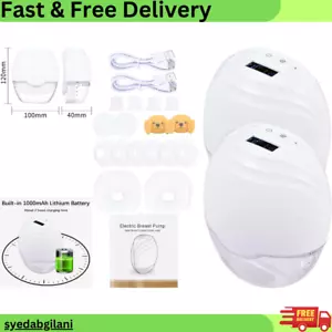 Wearable Double Breast Pump Hands Free Portable Electric Breast Milk Pump - Picture 1 of 10