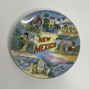 Vintage New Mexico State Souvenir Plate - Picture 1 of 6