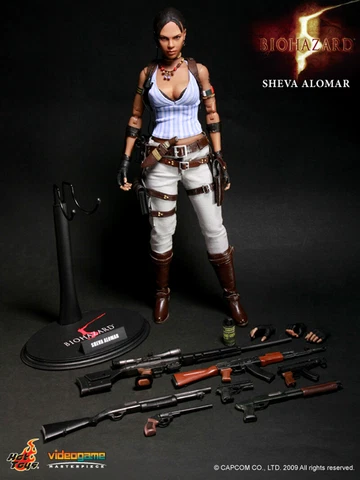 New Hot Toys VGM07 Biohazard Resident Evil 5 Jill Sheva Alomar BSAA 1/6 Figure Cover