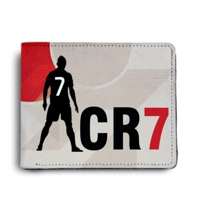 Cristiano Ronaldo CR7 Printed Pu Leather Wallet for Men's/Boy's (Red) - Image 1 of 4