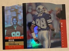 1995 Upper Deck SP Holoview Special FX Red Michael Irvin Die Cut SSP