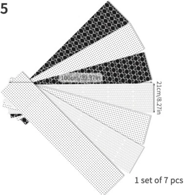 7PC 21*100cm Nordic Wall Door Sticker Waterproof Boho Bathroom Cabinet Wallpaper - Image 1 of 4