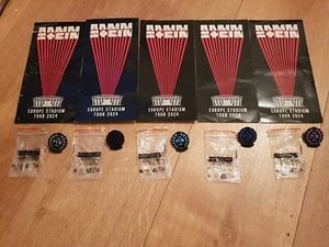 Rammstein Sammlertickets all 4 + alle 4 Pins (auf Wunsch ) Gelsenkirchen 2024 - Bild 1 von 23