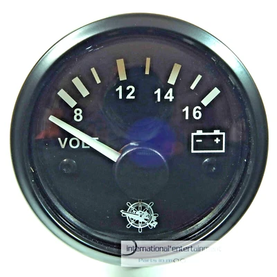 VOLTMETER 12 Volt  ZUSATZ INSTRUMENT- GAUGE   52mm Osculati - Bild 1 von 3