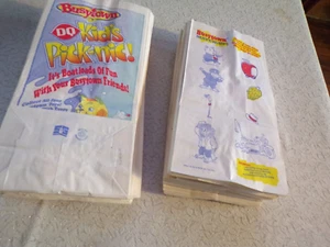VINTAGE 1998 busytown DQ KIDS PICK-NIC! PAPER BAGS OVER 150 BAGS - Picture 1 of 8