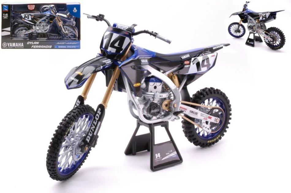 Yamaha YZ 450 F #14 Dylan Ferrandis 1:6 Modell 49723 New Ray - Bild 1 von 1