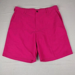 Chaps Golf Shorts Women 36x8.5 Bermuda Pink Polyester High Rise - Picture 1 of 8