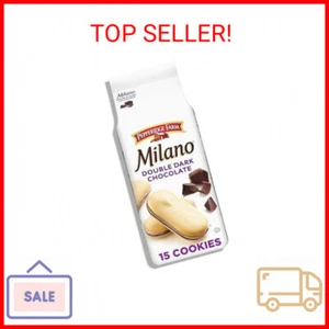 Pepperidge Farm Milano Double Dark Chocolate Cookies, 7.5 OZ Bag (15 Cookies) - Picture 1 of 2