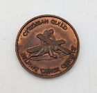 Vtg Cyrenean Guild Helping Other Christs St Raphael Bronze Medal Token Coin