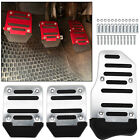 Clutch Accelerator Anti-Slip Brake Foot Pedal Pad Cover Manual Set Kit Universal