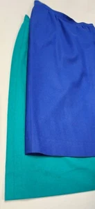 Pendleton Wool Skirt X2 Size 8 Blue Teal Pencil Straight Lined Vintage Medium  - Picture 1 of 11