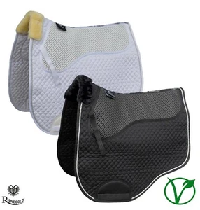 Sella in gel antiscivolo Rhinegold taglio dritto - ammortizzante - pelliccia Luxe - Foto 1 di 1