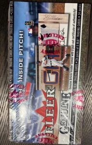 2003 FLEER GENUINE FACTORY SEALED BASEBALL HOBBY BOX! DEREK JETER! w/Card COA!! - Picture 1 of 6